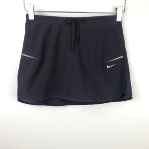 Nike Charcoal Dri Fit Athletic Tennis Skort, S